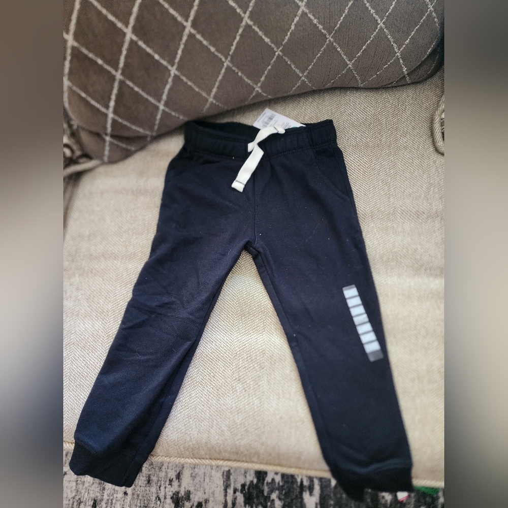Kids Black Jogger Pants